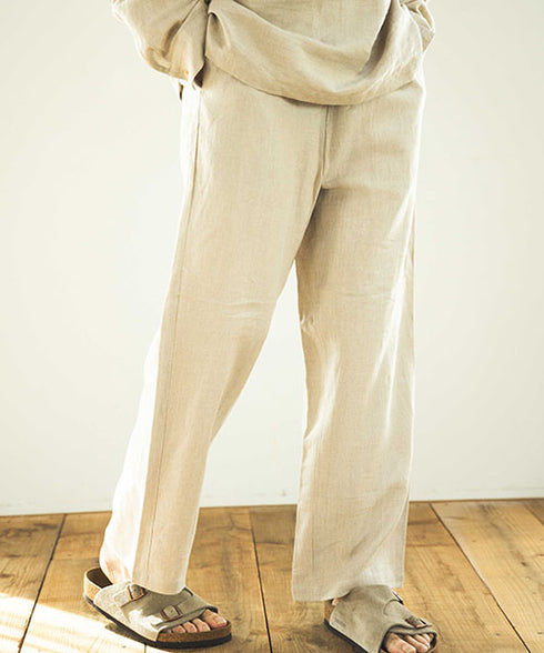 MR.OLIVE /SILKY LINEN / RELAX EASY PANTS ミスターオリーブ/シルキーリネン/リラックスイージーパンツ